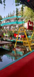 Parque aquático no hotel ou nos arredores