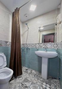 A bathroom at Casa Del Mar