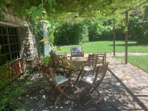 Zahrada ubytování L'Auberge du Ranc