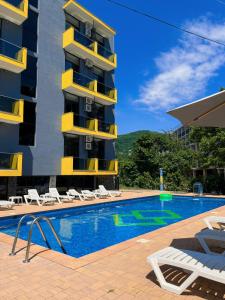 Bazén v ubytování Casa Del Mar nebo v jeho okolí