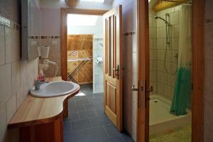 Koupelna v ubytování Smaidas apartamenti