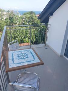 A balcony or terrace at Family Hotel Maritime