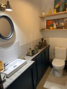 Koupelna v ubytování Cookie home