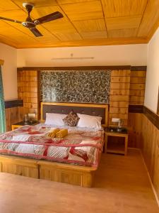 Postel nebo postele na pokoji v ubytování Hotel Thachung