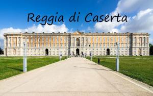 a large building with the words regesta del castle at AB House Caserta - Reggia di Caserta e Stazione Fs a cinque minuti in auto in Caserta