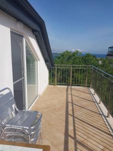 A balcony or terrace at Family Hotel Maritime