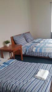 Postel nebo postele na pokoji v ubytování Hotel Britz