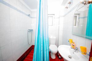 Koupelna v ubytování Apartments Cikuli