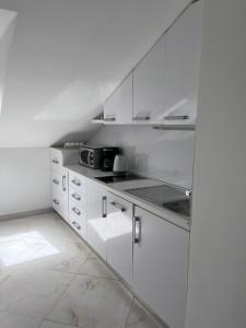 Kuchyň nebo kuchyňský kout v ubytování Rooms & Apartment Mama Mia