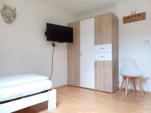 Postel nebo postele na pokoji v ubytování Haus Miele
