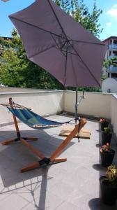 Αίθριο ή υπαίθριος χώρος στο Apartament Zalesie z tarasem