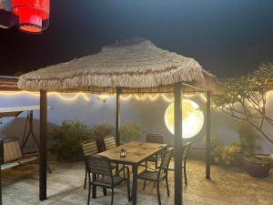 Patio nebo venkovní prostory v ubytování 珠山官邸-金門古厝民宿