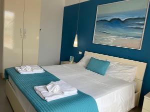 Letto o letti in una camera di Case di Torre Pali