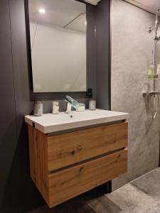 Bilik mandi di Loft De Hooizolder met Sauna bij te boeken +13 gambar