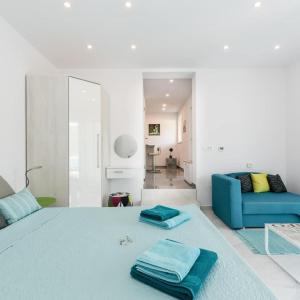 Posteľ alebo postele v izbe v ubytovaní Apartment Mirella