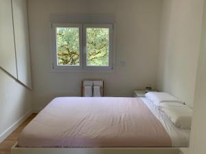 a bedroom with two beds and a window at Casa das Cucas in Pombal +19 photos