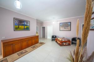 Posezení v ubytování Blu Horizon Hotel Gjipe