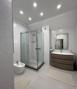 Koupelna v ubytování Коттедж Иссык Куль