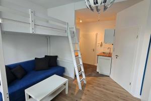 Η κουζίνα ή μικρή κουζίνα στο Appartement direkt am Fluss
