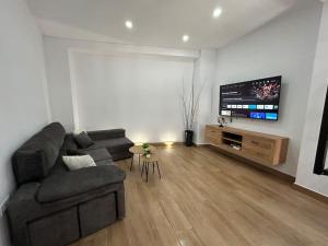 TV a/nebo společenská místnost v ubytování Casa Calle Pilar