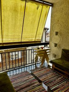 Posezení v ubytování Cozy city center apartment