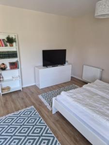 Postel nebo postele na pokoji v ubytování Casa Balint