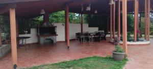 A garden outside Villa Anna