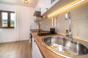 Kuchyň nebo kuchyňský kout v ubytování Kaldanac Residence + 37 fotografií