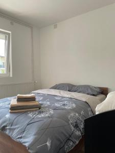 Postel nebo postele na pokoji v ubytování Apartmani Vrla NEW