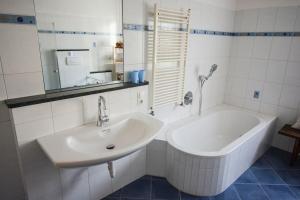 Koupelna v ubytování Villa Paula