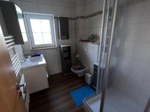 Η κουζίνα ή μικρή κουζίνα στο Ferienwohnung Ausblick