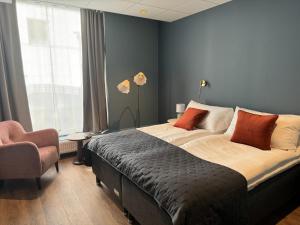 Postel nebo postele na pokoji v ubytování Hotell Sillen