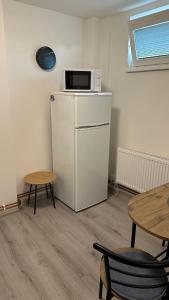 Dapur atau dapur kecil di Apartmány na Trojce