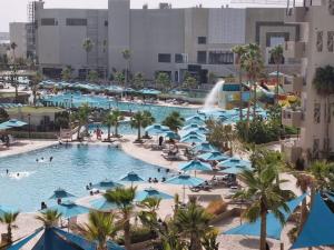Bazén v ubytování Palm lake resort Folla Monastir nebo v jeho okolí