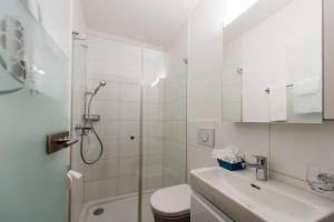 Koupelna v ubytování Hotel Rubus