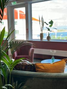 Posezení v ubytování Hotell Sillen