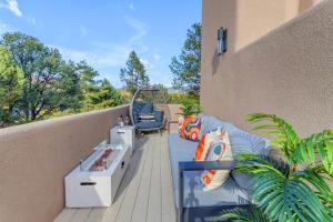 Μπαλκόνι ή βεράντα στο Grand Red Rock Views Luxury Casa