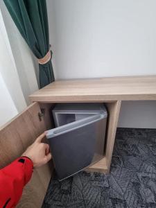 Televisyen dan/atau pusat hiburan di Pensiunea Domneasca by Armony
