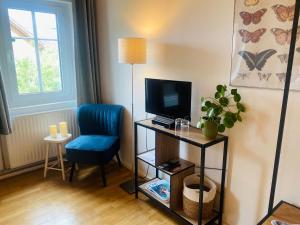 Sjónvarps- og/eða afþreyingartæki á Haus 26 Weißbriach