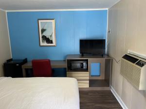 Μια τηλεόραση ή/και κέντρο ψυχαγωγίας στο Turbeville Inn & Suites-I95