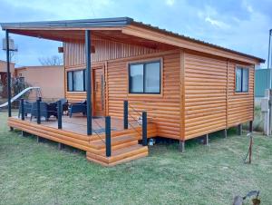 Bygningen som feriehuset ligger i