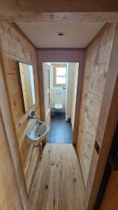 Koupelna v ubytování Chalet Bärgsunne + 9 fotografií