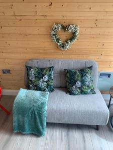 Posezení v ubytování Seaview Glamping Cabin Inishowen
