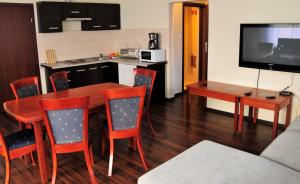 Kuchyňa alebo kuchynka v ubytovaní Apartamenty i Pokoje przy Parku