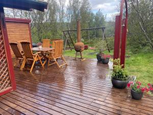 Zahrada ubytování Salmon River Cabin