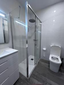 Koupelna v ubytování Habitación turística en Irún
