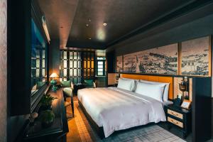 Voodi või voodid majutusasutuse Hotel Central 新中央酒店 toas