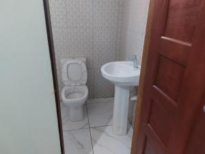 Ένα μπάνιο στο Casa Hostel Familiar