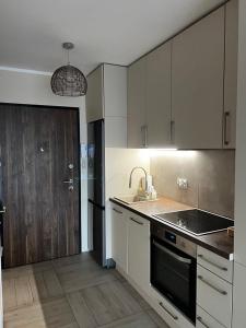 Kuchyňa alebo kuchynka v ubytovaní Apartament na Wydmach
