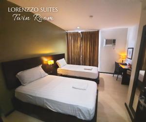 Postel nebo postele na pokoji v ubytování MAKATI Boutique Hotel near NAIA Airport Terminal 3 Edsa Pasay CBD